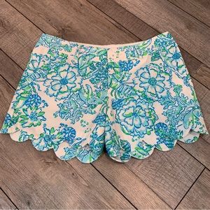 Lilly Pulitzer Buttercup Shorts Lobster Blue - 2